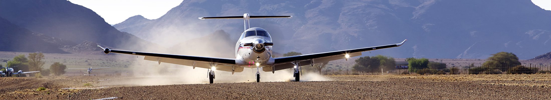 PC-12 Namibia Desert