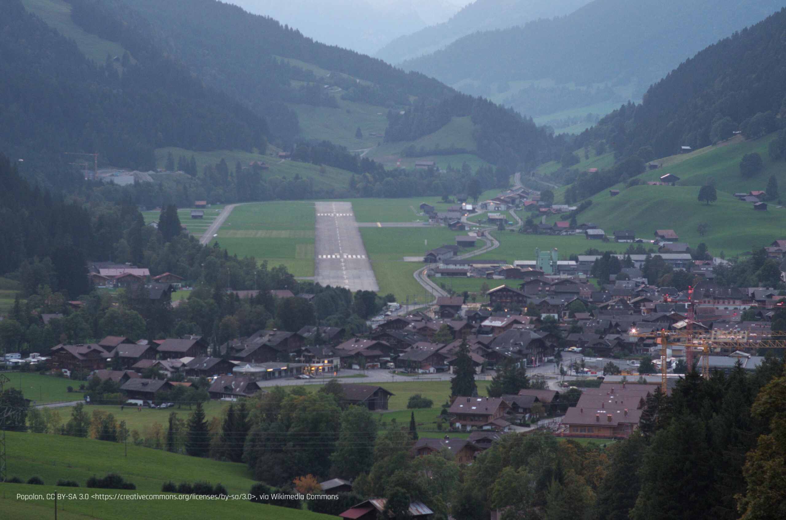 Gstaad Saanen Airport Overview