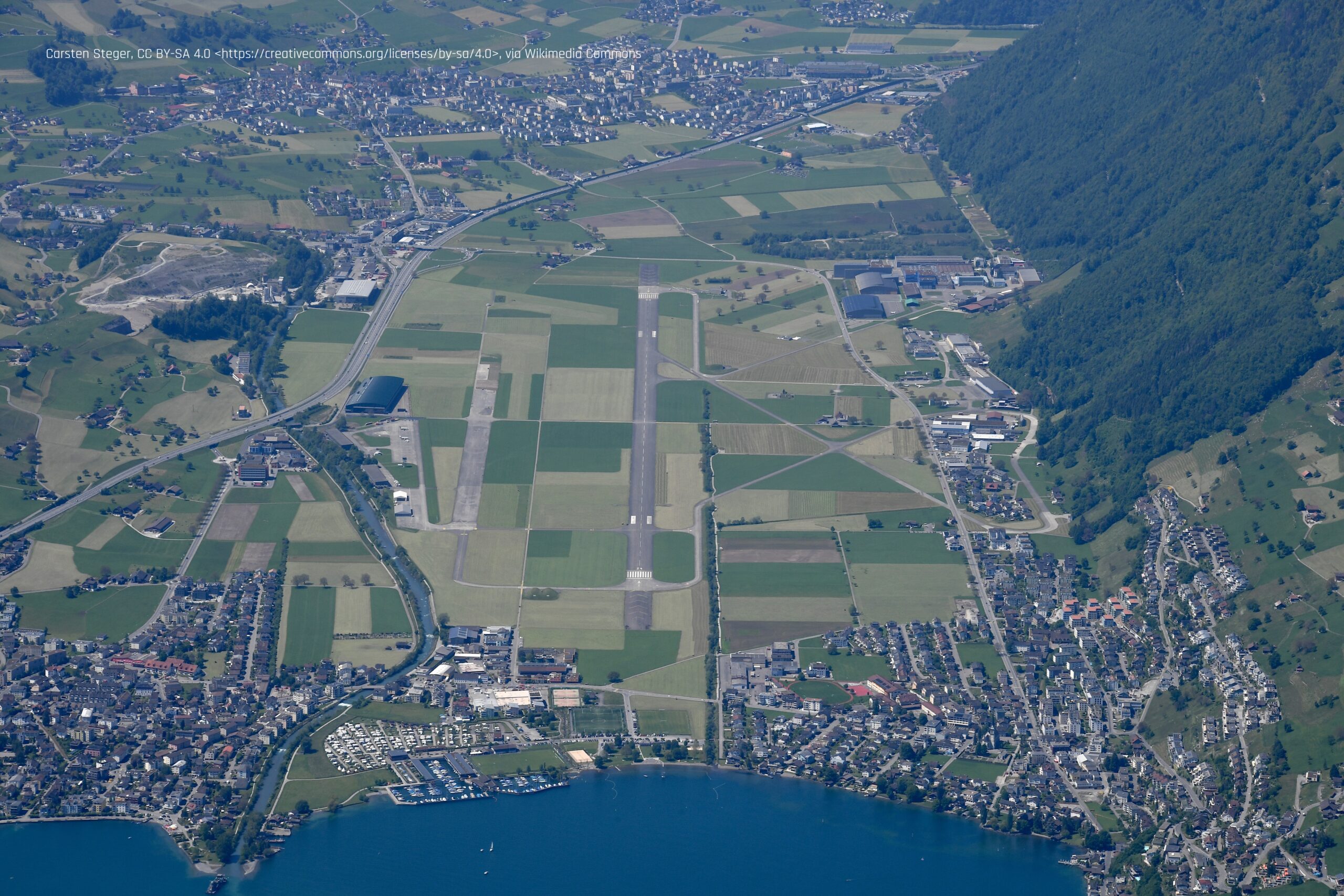 Buochs Airport Overview