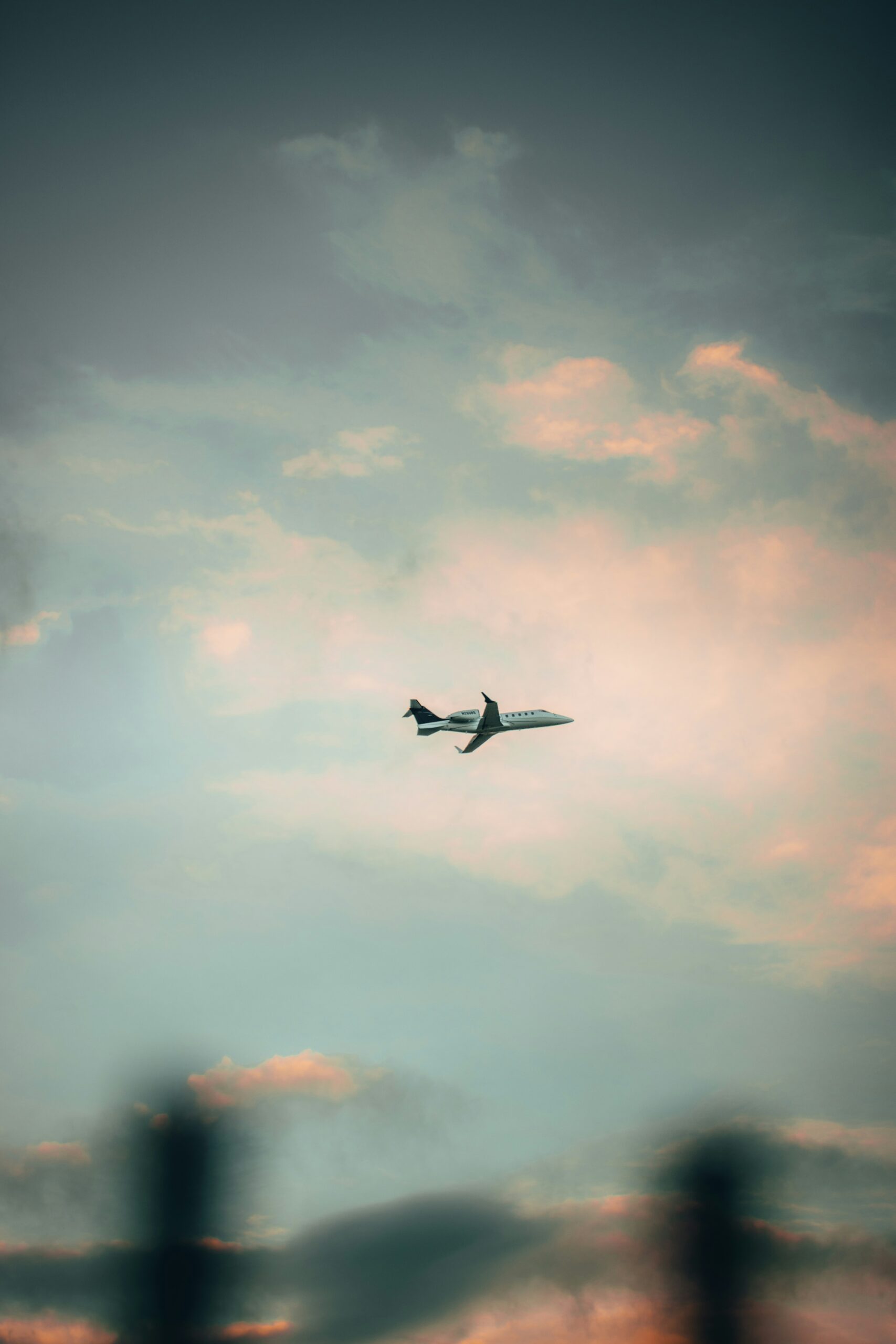 Private Plane in the sky
