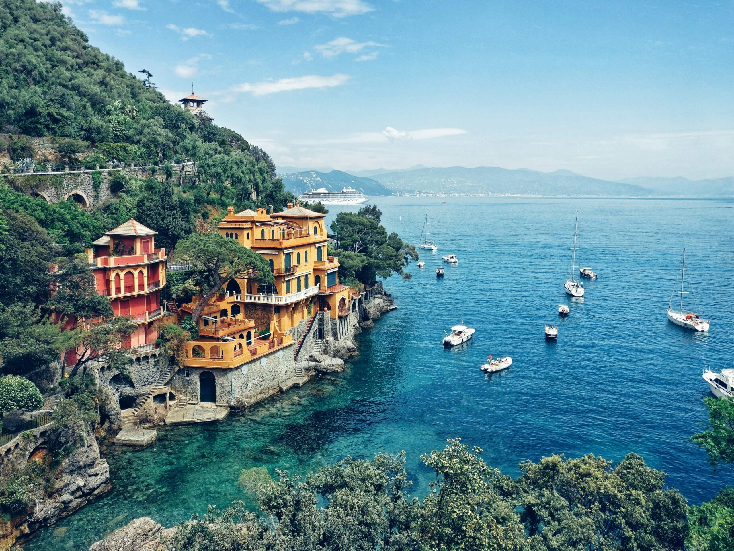 Private Jet Charter to and from Portofino